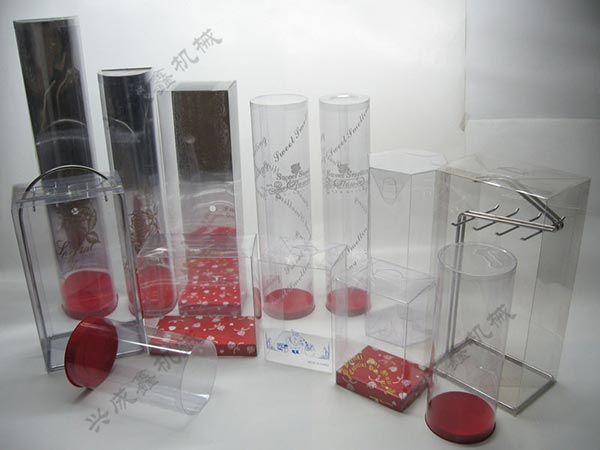 各类透明圆筒折盒产品